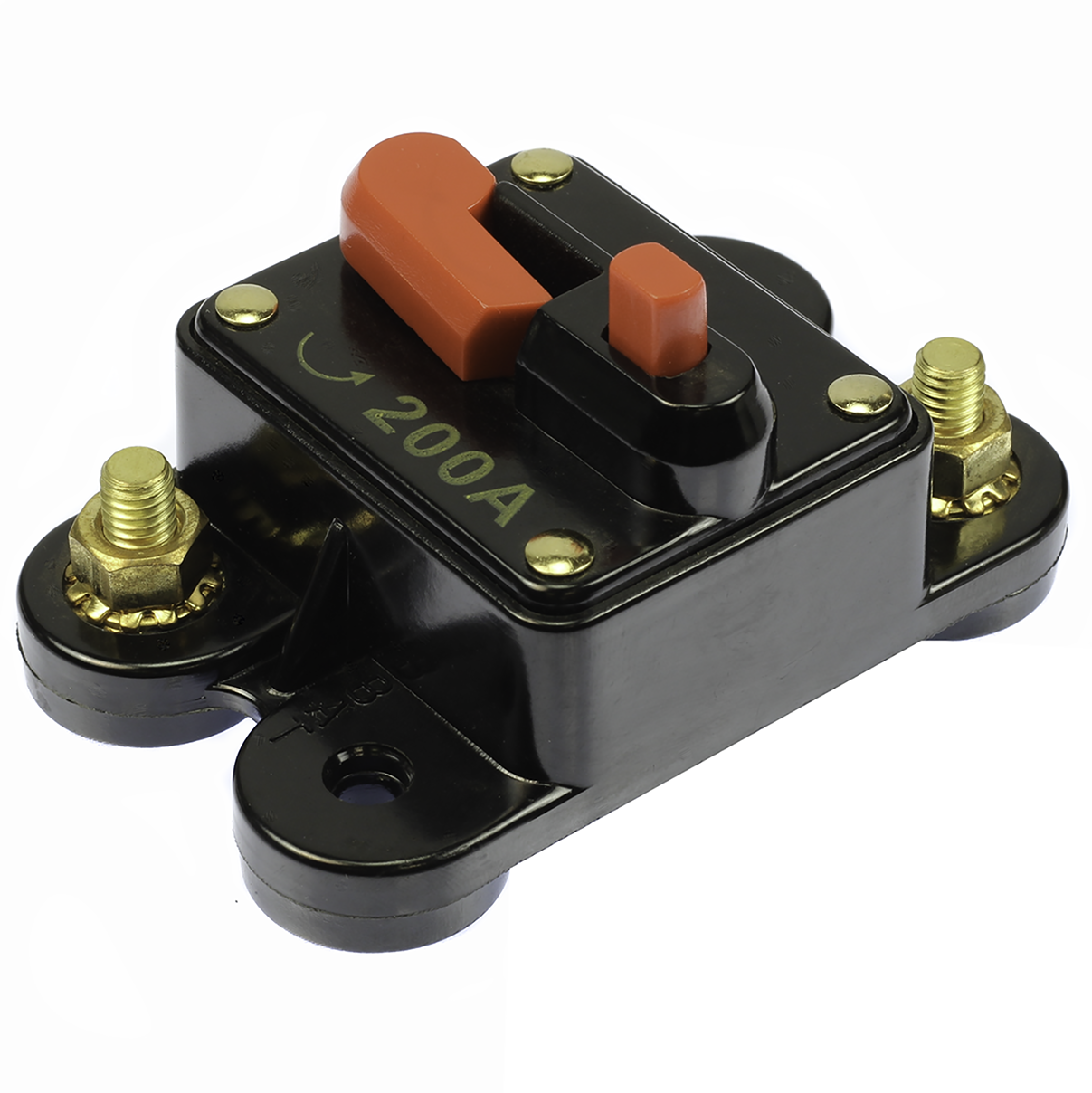 (1) Circuit Breaker 250 Amp with gold plated terminals Manual Reset